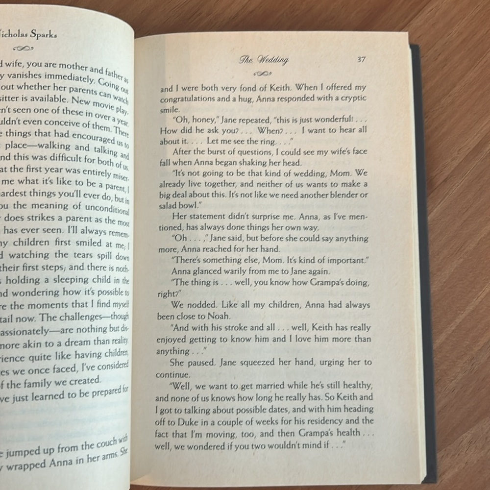 Nicholas Sparks- The Wedding- Hardcover/hardback book. - Picture 14 of 16